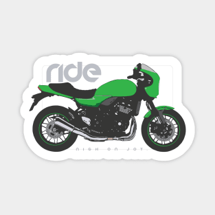 Ride rs cafe green Sticker